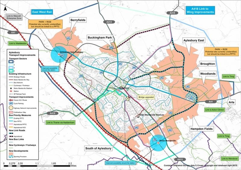 Orbital vision: Aylesbury Transport Strategy’s planned link roads form a complete circuit around Aylesbury