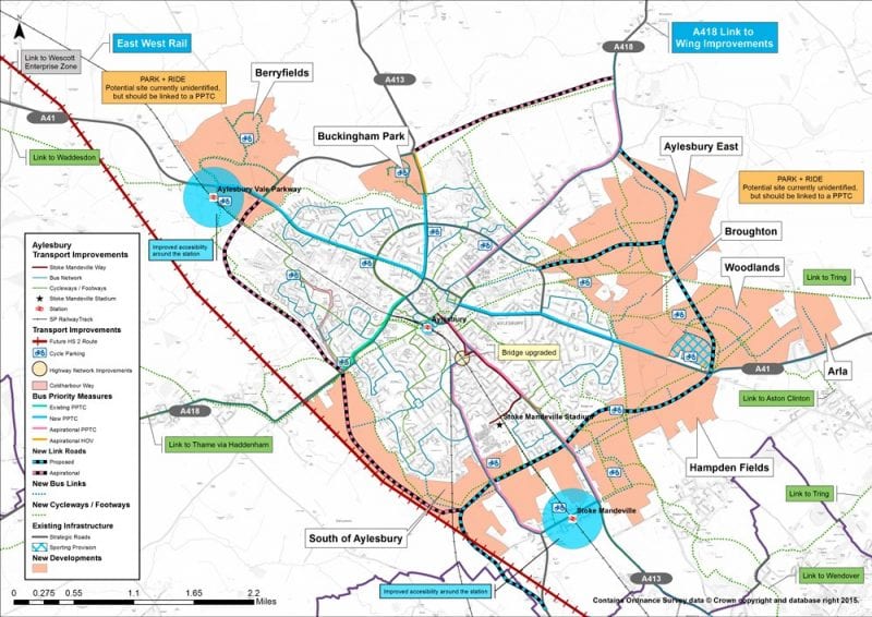 Network of link roads, including the South East Aylesbury Link road, will eventually form an Orbital Route around the town